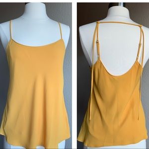 BCBGMAXAZRIA  CHIFFON SCOOP NECK CAMISOLE TOP NWT
